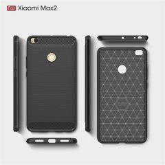 Xiaomi Mi MAX 2 Brushed Carbon Silikon Kılıf