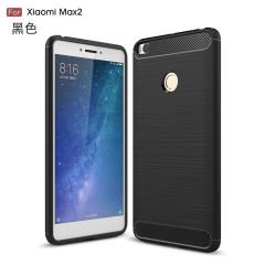 Xiaomi Mi MAX 2 Brushed Carbon Silikon Kılıf