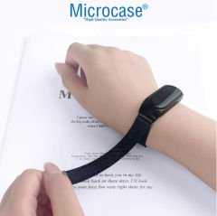 Microcase Xiaomi Mi Band 5-6-7 Uyumlu Metal Kasalı Mıknatıslı Kordon Kayış - KY52