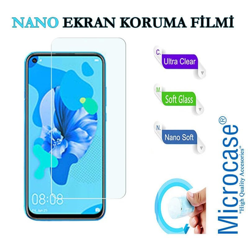 Microcase Huawei Nova 5i Nano Esnek Ekran Koruma Filmi