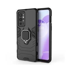 Microcase OnePlus 9RT 5G Batman Yüzüklü Armor Kılıf - Siyah