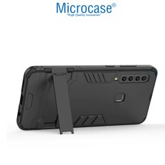 Samsung Galaxy A9 2018 Alfa Serisi Armor Standlı Kılıf + CAM