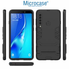 Samsung Galaxy A9 2018 Alfa Serisi Armor Standlı Kılıf + CAM