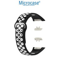 Microcase Huawei Band 6  / Honor Band 6 için Delikli Silikon Kordon Kayış - KY53