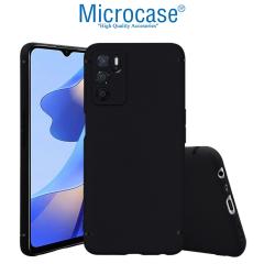 Microcase Oppo A16 Elektrocase Serisi Silikon Kılıf - Siyah