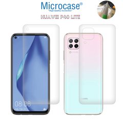 Microcase Huawei P40 Lite Full Ön Arka Kaplama TPU Soft Koruma Filmi