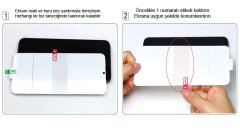 Microcase Huawei P50 Pocket Hydrogel Esnek Ön Arka Koruma Filmi