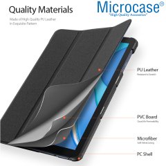 Huawei Matepad T10 Delüx Leather Serisi Standlı Deri Kılıf