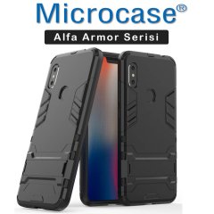 Xiaomi Redmi Note 6 Pro Alfa Serisi Armor Standlı Kılıf