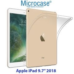iPad 6.Nesil 9.7 2018 Silikon Kılıf + Ekran Filmi + El Tutucu