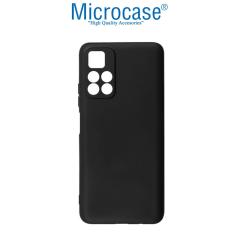 Microcase Xiaomi Redmi Note 11 Elektrocase Serisi Silikon Kılıf - Siyah