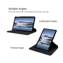 Samsung Galaxy Tab S6 Lite 360 Derece Döner Standlı Deri Kılıf