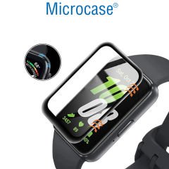 Microcase Samsung Galaxy Fit3 Tam Kaplayan Kavisli Ekran Koruyucu 3D Pet Film - Siyah AL3385
