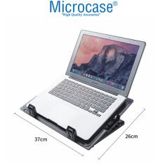 Microcase Yükseklik Ayarlı Notebook Laptop Soğutucu Stand Tek Fan - AL3495