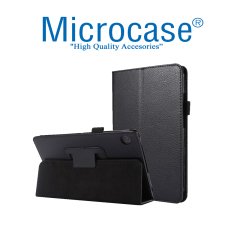 Huawei Matepad T8 8 inch Standlı Deri Kılıf Book Case Siyah