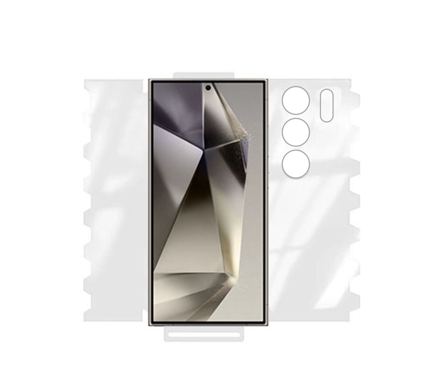 Microcase Samsung S24 Ultra Ön Arka Yan Koruma Full Body Film - FL360