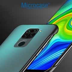 Microcase Xiaomi Redmi Note 9 Frameless Serisi Sert Rubber Kılıf - Siyah