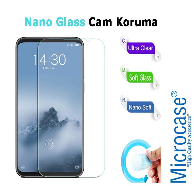Microcase Meizu 16TH Nano Glass Cam Ekran Koruma Filmi