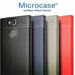 Sony Xperia XA2 Brushed Carbon Fiber Silikon TPU Kılıf + Cam
