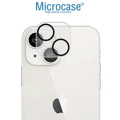 Microcase iPhone 13 3D Kamera Camı Lens Koruyucu Glass Şeffaf Night DELUX version