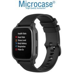 Microcase Amazfit Bip 5   ile Uyumlu  Nokta Desenli Silikon Kordon Kayış - KY30