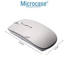 Microcase 2.4 GHz Wireless Kablosuz Slim Klavye ve Mouse Seti + Türkçe Klavye Etiketi - AL2770 Siyah