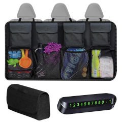 Microcase Araç Bagaj Düzenleyici 8 Cepli Organizer+ Eşya Düzenleyici Keçe Çanta + Ön Arka Panel Numaratör AL4530