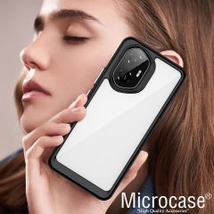 Microcase Honor 300 Pro Shield Serisi Darbeye Dayanıklı Yarı Esnek Plastik Tpu Kılıf - AL8100