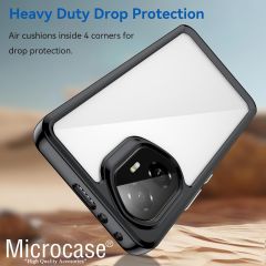 Microcase Honor 300 Pro Shield Serisi Darbeye Dayanıklı Yarı Esnek Plastik Tpu Kılıf - AL8100