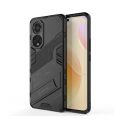 Microcase Huawei Nova 9 Matrix Serisi Armor Standlı Kılıf - Siyah