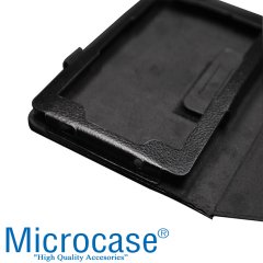Lenovo TAB 4 10 Standl Deri Kılıf Book Case Siyah