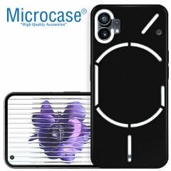 Microcase Nothing Phone 1 Elektrocase Serisi Silikon Kılıf - Siyah AL3340