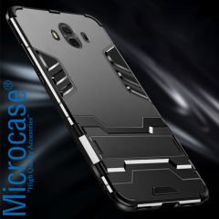 Huawei Mate 10 Alfa Armor Kılıf + Tam Kaplayan Cam