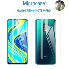 Microcase Xiaomi Redmi Note 9 Pro Full Ön Arka Kaplama TPU Soft Koruma Filmi