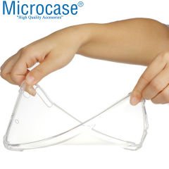 Microcase iPad Mini 4 / Mini 5 Anti Shock Series Silikon Tpu Soft Kılıf - Şeffaf