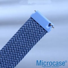 Microcase Huawei Watch GT 3 SE için 135 mm Esnek Hasır Örgü Kordon Kayış - KY34