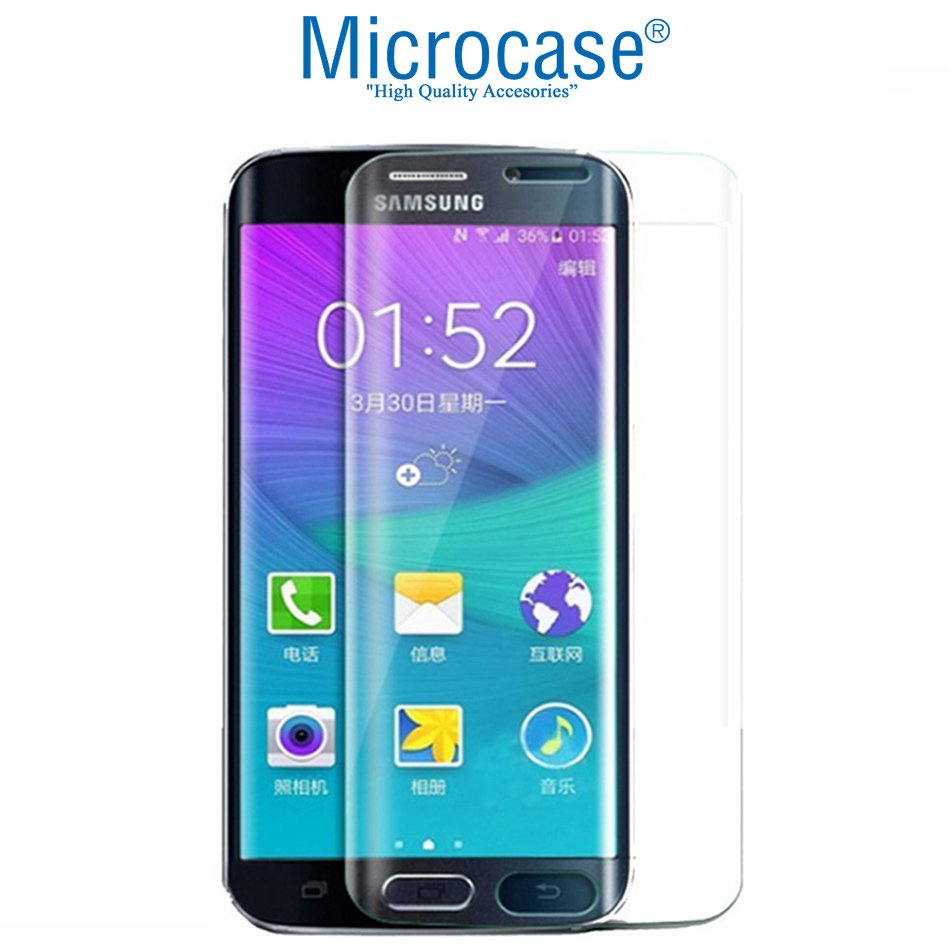Microcase Samsung Galaxy S6 Full Ön Kaplama TPU Soft Koruma Filmi