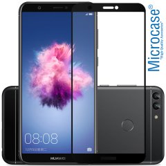 Huawei P Smart Tam Kaplayan Çerçeveli Tempered Ekran Koruyucu