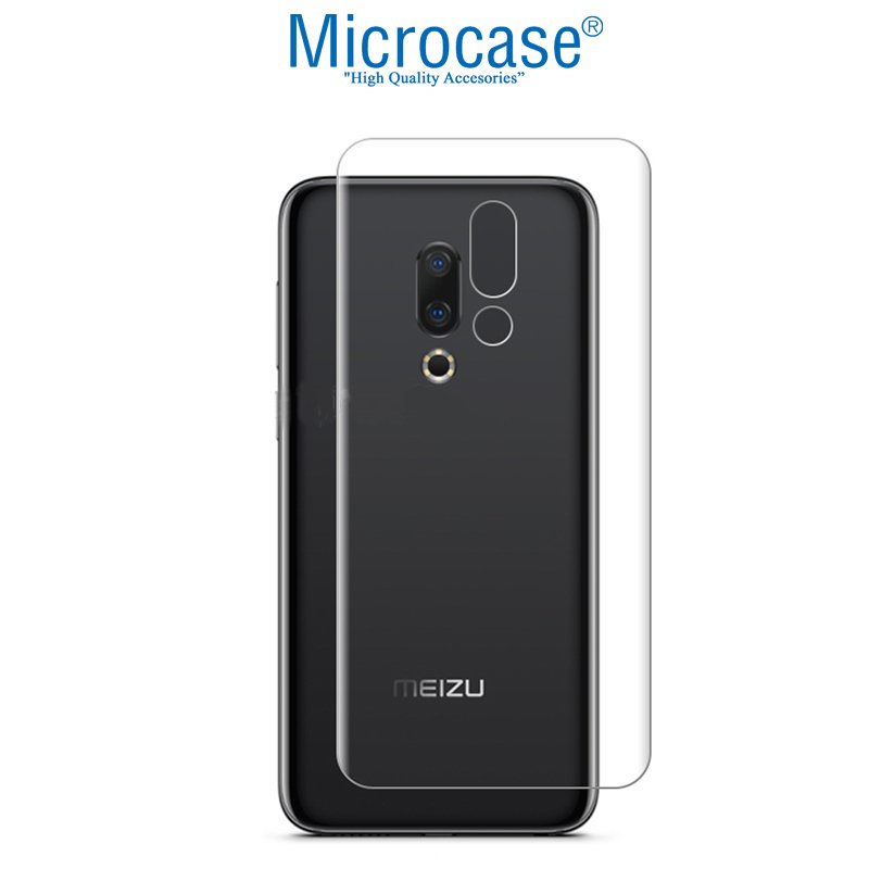 Microcase Meizu 16TH Full Arka Kaplama TPU Soft Koruma Filmi