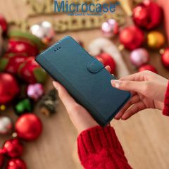 Microcase Samsung Galaxy A54  Darbeye Dayanıklı Cüzdanlı ve Standlı Kapaklı Deri Kılıf Siyah AL4232