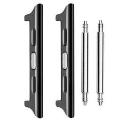 Microcase Apple Watch 42-44-45 mm to 24 mm Çevirici Metal Kordon Kayış Adaptörü Set - AL3136