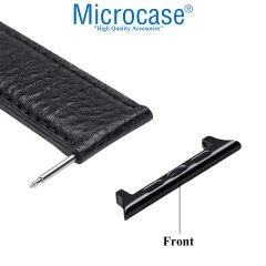 Microcase Apple Watch 42-44-45 mm to 24 mm Çevirici Metal Kordon Kayış Adaptörü Set - AL3136