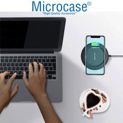 Microcase Universal 10W Wireless Kablosuz Hızlı Şarj Pedi Fast Wireless Charger Pad - AL3541