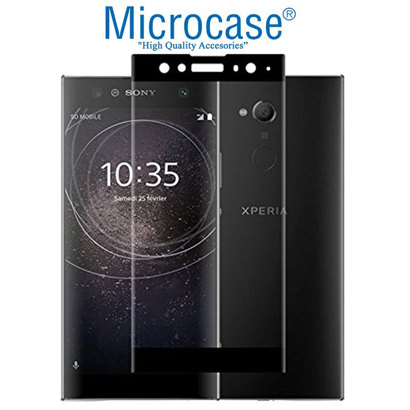 Sony Xperia XA2 Ultra Tam KaplayanÇerçeveli Tempered Ekran Koruma