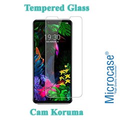 Microcase LG G8 ThinQ Tempered Glass Cam Ekran Koruma