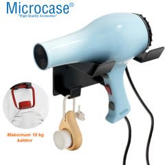 Microcase Paslanmaz Çelik Saç Kurutma Fön Makinesi Tutucu Stand Banyo Organizeri AL4557