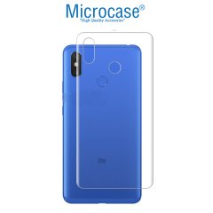 Microcase Xiaomi Mi Max 3 Full Arka Kaplama TPU Soft Koruma Filmi