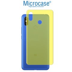 Microcase Xiaomi Mi Max 3 Full Arka Kaplama TPU Soft Koruma Filmi