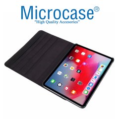 iPad Pro 12.9 2018 360 Derece Döner Standlı Deri Kılıf