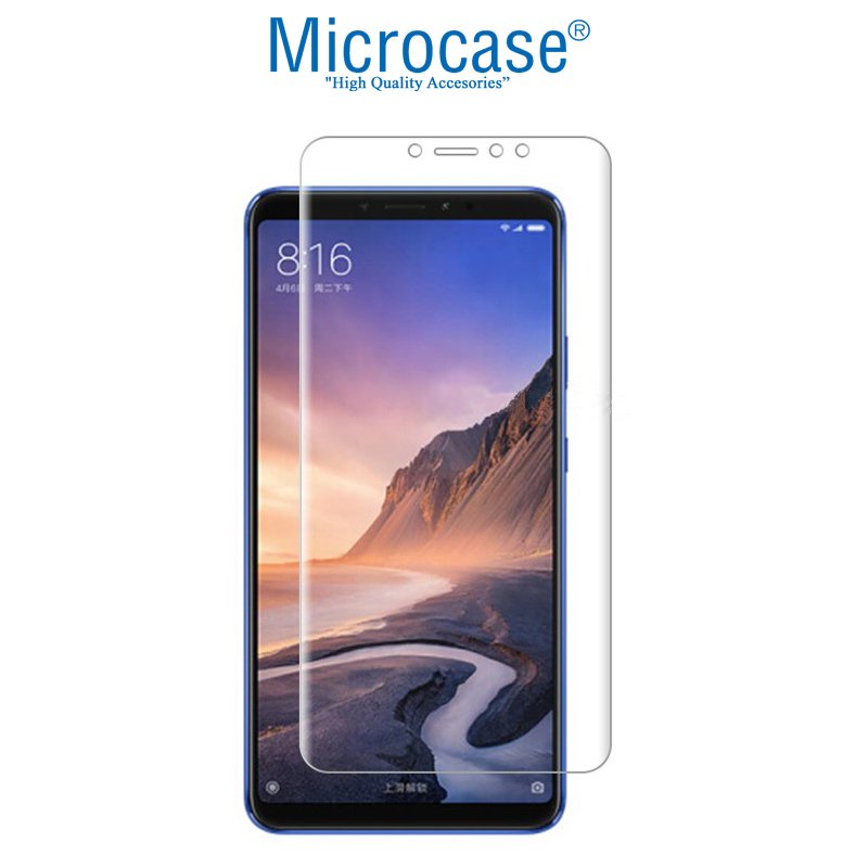 Microcase Xiaomi Mi Max 3 Full Ön Kaplama TPU Soft Koruma Filmi